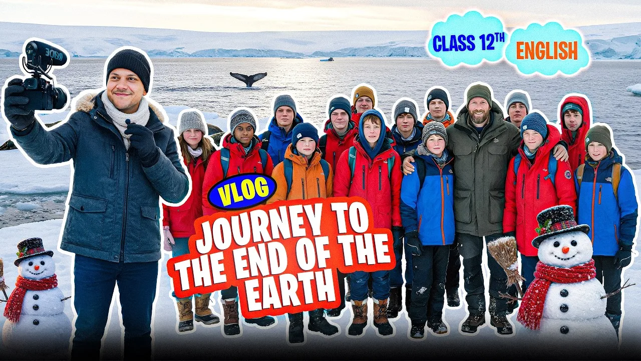 Journey to the End of the Earth — a Class 12 English chapter as an AI vlog
